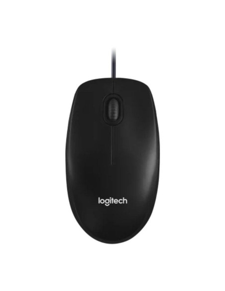 Ratón logitech m100/ hasta 1000 dpi/ negro