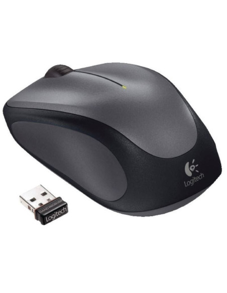 Ratón inalámbrico logitech m235/ hasta 1000 dpi/ gris