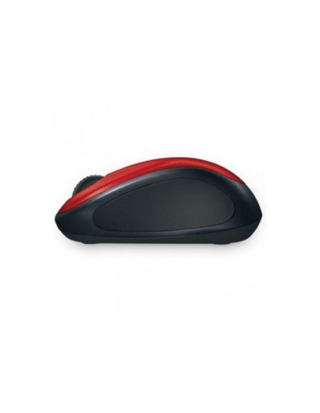 Ratón inalámbrico logitech m235/ hasta 1000 dpi/ rojo