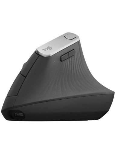 Ratón ergonómico inalámbrico por bluetooth logitech vertical mx/ batería recargable/ hasta 4000 dpi