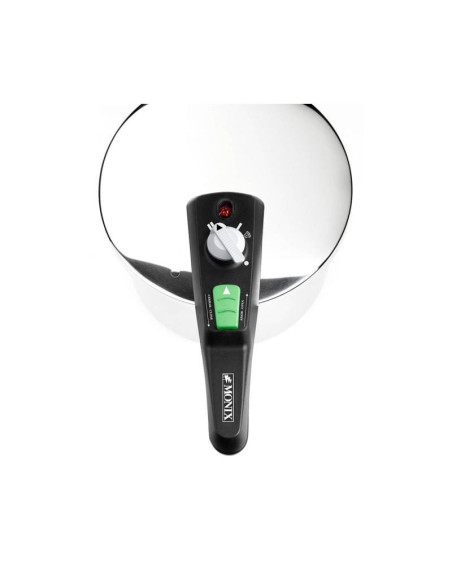 Olla a presión monix quick/ ø22cm/ 6l/ acero inoxidable
