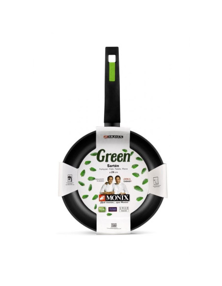 Sartén monix green m481226/ ø26cm/ aluminio forjado/ apta para inducción