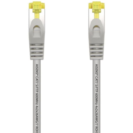 Cable de red rj45 s/ftp aisens a146-0332 cat.7/ 25cm/ gris
