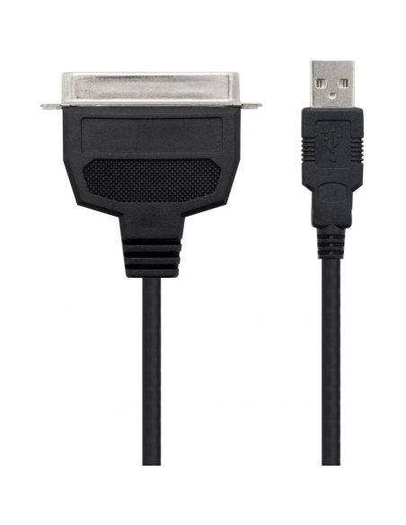 Cable conversor impresora nanocable 10.03.0001/ usb macho - cn36 macho/ 1.5m/ negro