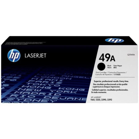 Tóner original hp nº49a/ negro