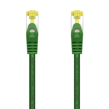 Cable de red rj45 sftp aisens a146-0481 cat.7/ 50cm/ verde