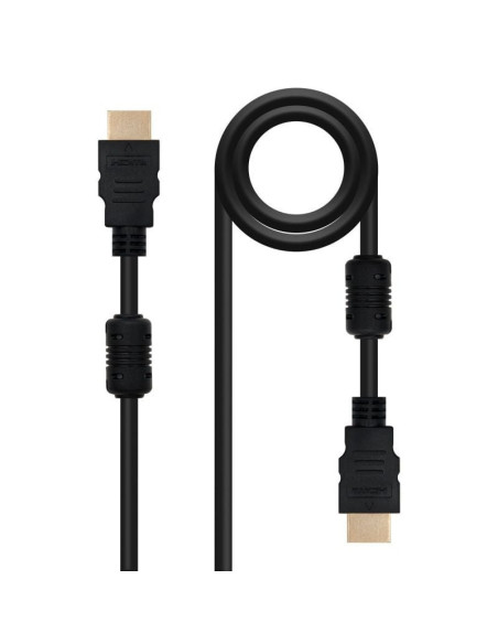 Cable hdmi 1.4 nanocable 10.15.1802/ hdmi macho - hdmi macho/ 1.8m/ negro