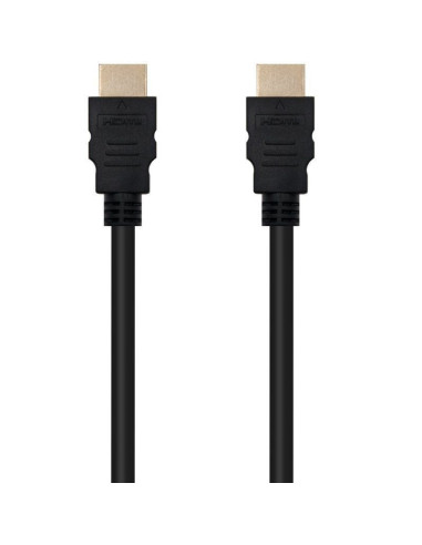 Cable hdmi 2.0 4k nanocable 10.15.3803/ hdmi macho - hdmi macho/ 3m/ negro