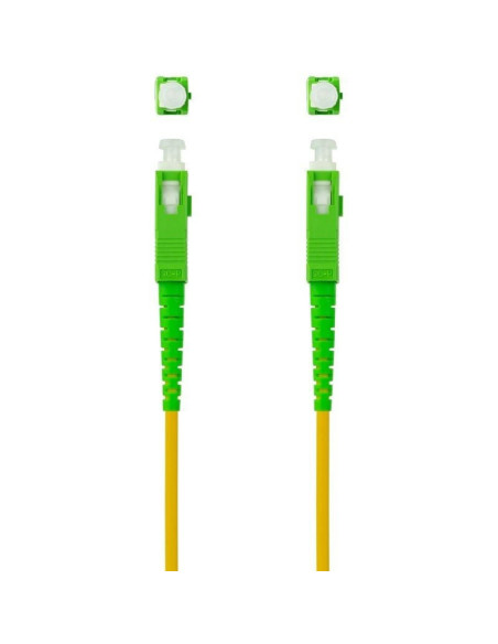 Cable de fibra óptica g657a2 nanocable 10.20.0001/ lszh/ 1m/ amarillo