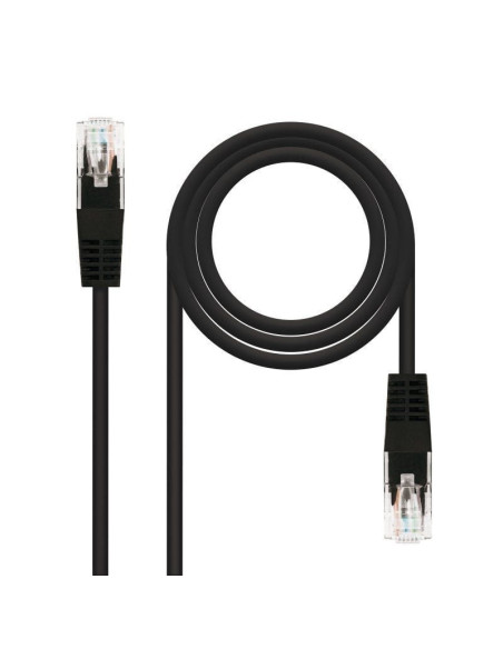 Cable de red rj45 utp nanocable 10.20.0400-l25-bk cat.6/ 25cm/ negro