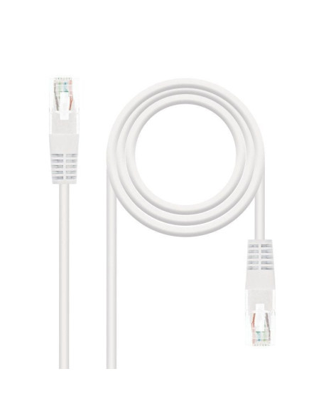 Cable de red rj45 utp nanocable 10.20.0400-l25-w cat.6/ 25cm/ blanco