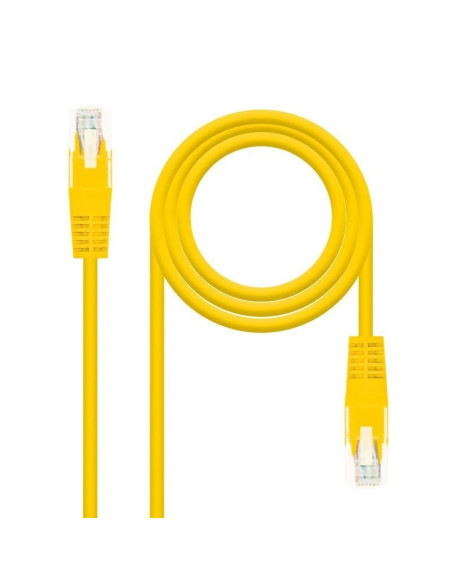 Cable de red rj45 utp nanocable 10.20.0400-l25-y cat.6/ 25cm/ amarillo