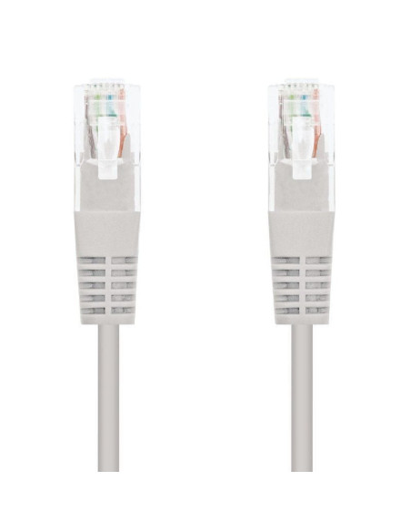 Cable de red rj45 utp nanocable 10.20.0401-l150 cat.6a/ 1.5m/ gris