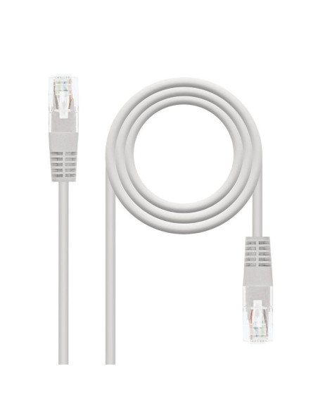 Cable de red rj45 utp nanocable 10.20.0425 cat.6/ 25m/ gris