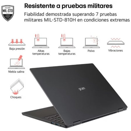 Portátil lg gram 17z90tl-g.au99bn intel core ultra 9-288v/ 32gb/ 1tb ssd/ 17'/ win11