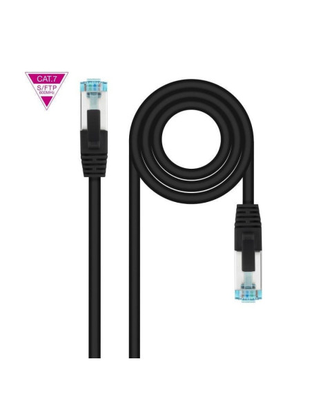Cable de red rj45 sftp nanocable 10.20.1702-bk cat.7/ 2m/ negro