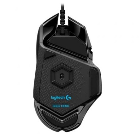 Ratón gaming logitech g502 hero/ hasta 25600 dpi/ negro