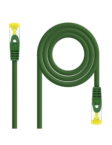 Cable de red rj45 sftp nanocable 10.20.1900-l25-gr cat.6a/ lszh/ 25cm/ verde