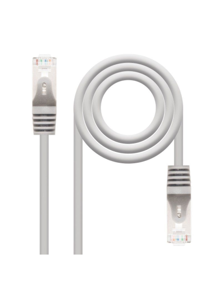 Cable de red rj45 ftp nanocable 10.20.0810 cat.6/ 10m/ gris
