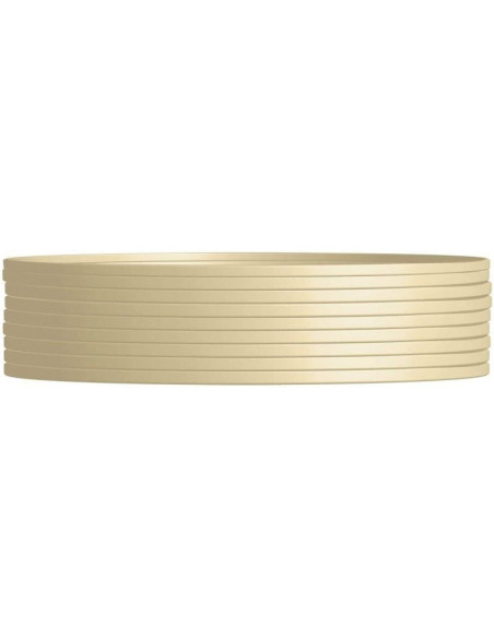 Bobina de cable de teléfono 4c nanocable 10.32.1002-oem/ 100m/ beige