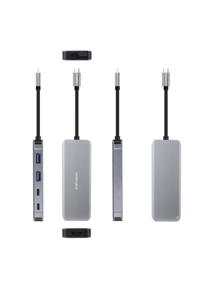 Docking tipo-c nanocable 10.16.1006/ 2xusb/ 1xhdmi 4k/ 2xusb tipo-c/ 1xusb tipo-c pd