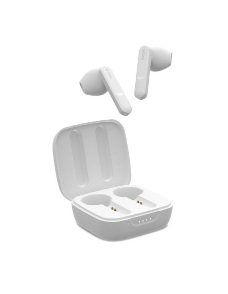 Auriculares bluetooth ngs ártica move con estuche de carga/ autonomía 7h/ blancos