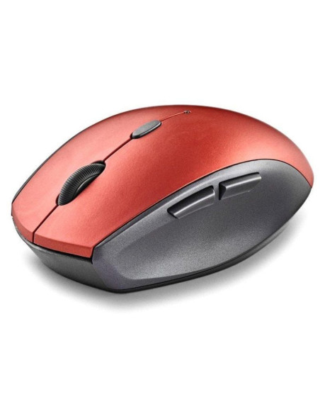 Ratón inalámbrico ngs bee red/ hasta 1600 dpi/ rojo