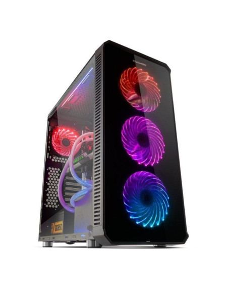 Caja gaming torre nox hummer tgx rainbow
