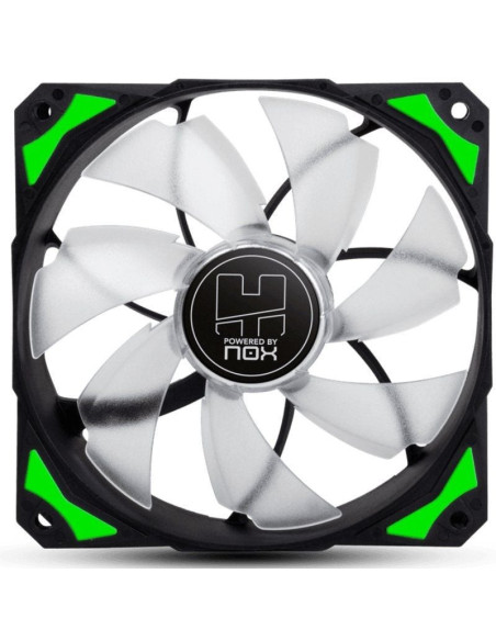 Ventilador nox h-fan green/ 12cm/ verde