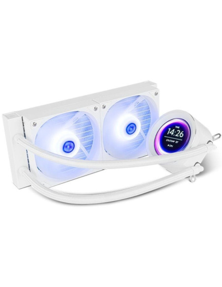 Sistema de refrigeración líquida nox x-240 lcd/ blanco