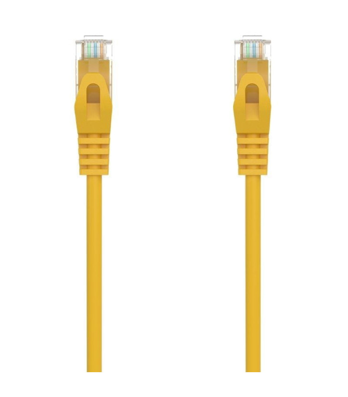 Cable de red rj45 awg24 utp aisens a145-0565 cat.6a/ lszh/ 50cm/ amarillo