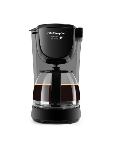 Cafetera de goteo orbegozo cg 4061/ 12 tazas/ negra
