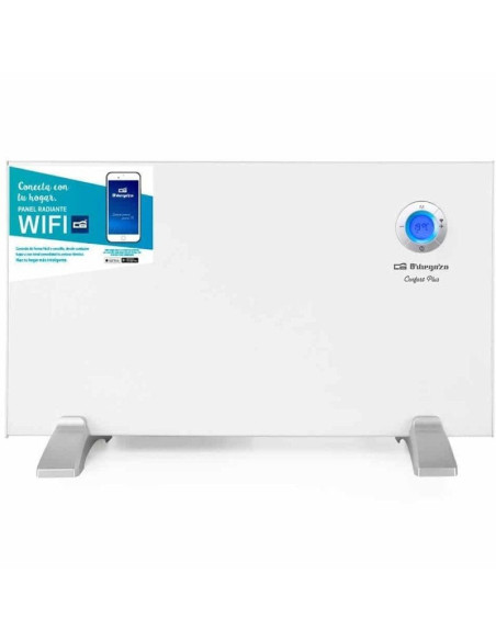 Panel calefactor radiante orbegozo rew 1000/ 1000w/ wifi