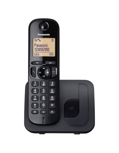 Teléfono inalámbrico panasonic kx-tgc210spb/ negro