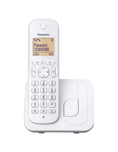 Teléfono inalámbrico panasonic kx-tg210sp/ blanco