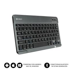 Teclado Compacto Inalámbrico Subblim Smart/ Gris