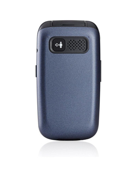 Teléfono móvil panasonic kx-tu550 para personas mayores/ azul