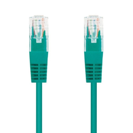 Cable de red rj45 utp nanocable 10.20.0400-gr/ cat.6/ 50cm/ verde