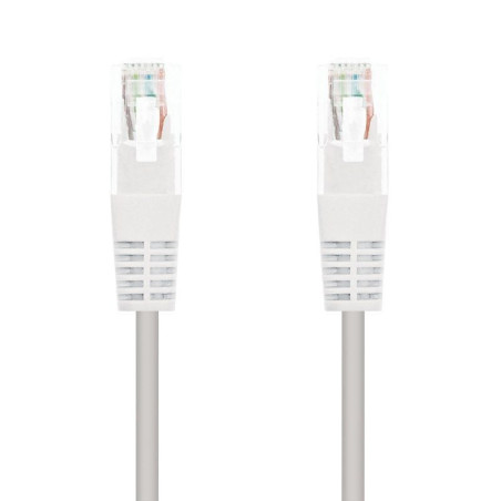 Cable de red rj45 utp nanocable 10.20.0400-l25-w cat.6/ 25cm/ blanco