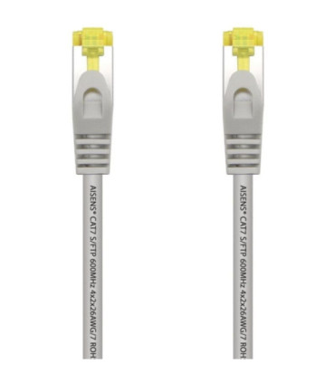 Cable de red rj45 s/ftp aisens a146-0332 cat.7/ 25cm/ gris