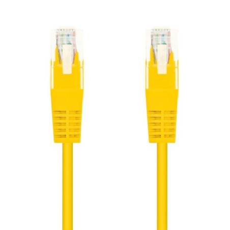 Cable de red rj45 utp nanocable 10.20.0400-y cat.6/ 50cm/ amarillo