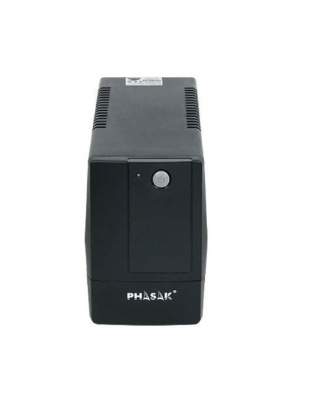 Sai línea interactiva phasak basic interactive 600 va/ 600va-360w/ 2 salidas/ formato torre