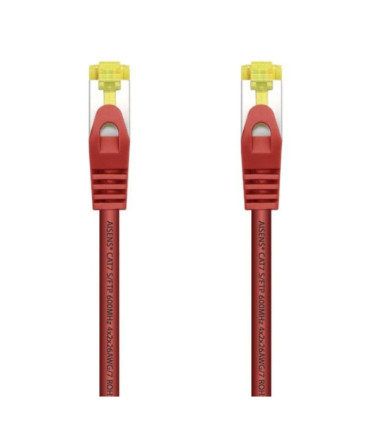 Cable de red rj45 sftp aisens a146-0470 cat.7/ 1m/ rojo