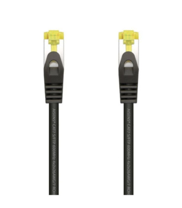 Cable de red rj45 sftp aisens a146-0484 cat.7/ 25cm/ negro