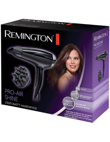 Secador remington pro-air shine 2300w/ iónico/ negro