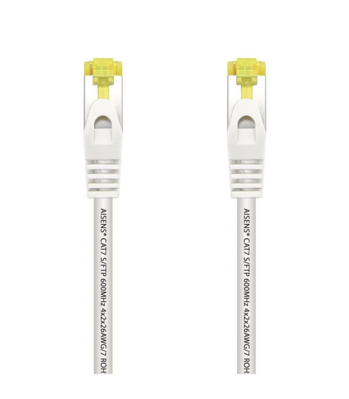 Cable de red rj45 sftp aisens a146-0490 cat.7/ 1m/ blanco