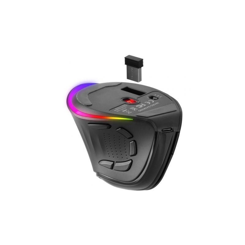 Ratón gaming vertical inalámbrico mars gaming mm-sk/ hasta 8400 dpi