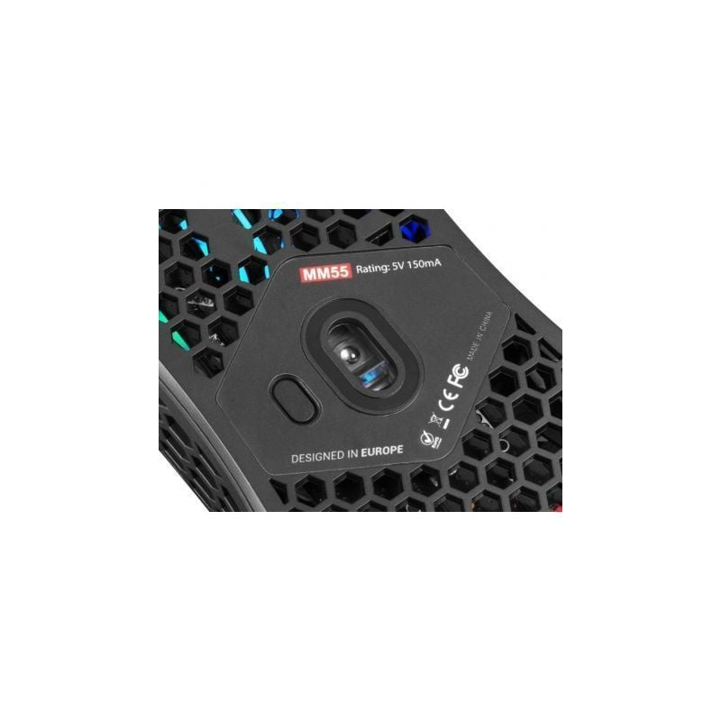 Ratón gaming mars gaming mm55/ hasta 12800 dpi