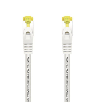 Cable de red rj45 sftp aisens a146-0491 cat.7/ 2m/ blanco