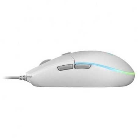 Ratón gaming mars gaming mmgw/ hasta 3200 dpi/ blanco